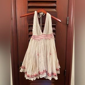 LoveShackFancy halter dress